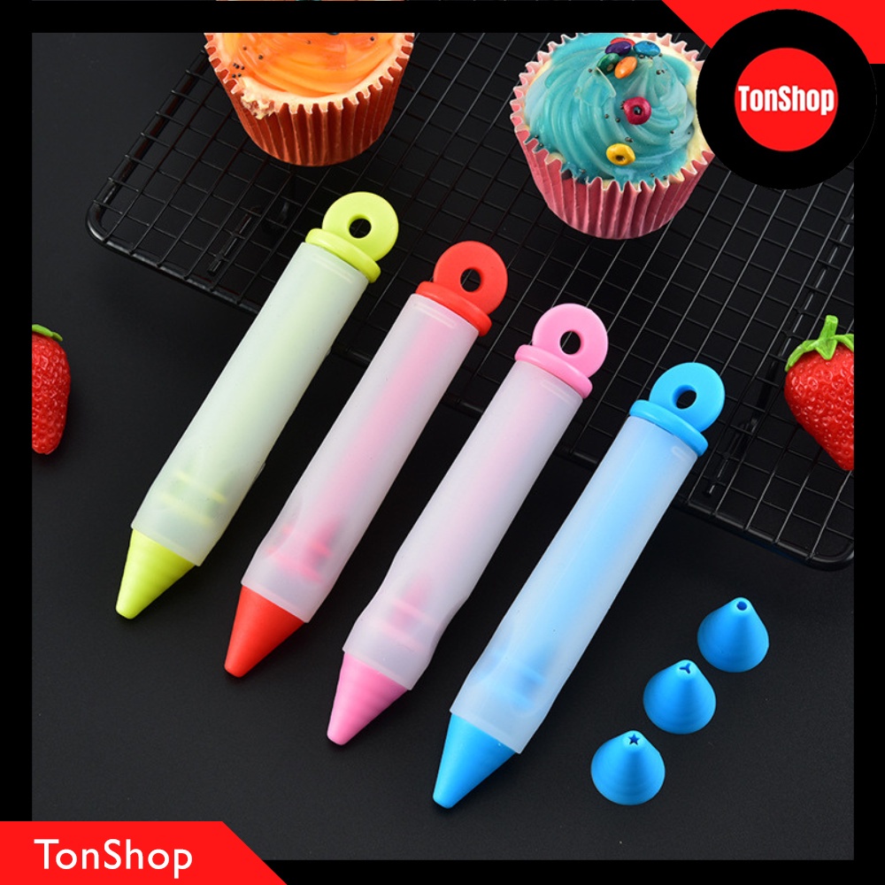 Cake Decoration / Alat Penghias Kue Ulang Tahun / Dekorasi Kue Ulang Tahun / Pen Pensil Penulis Krim