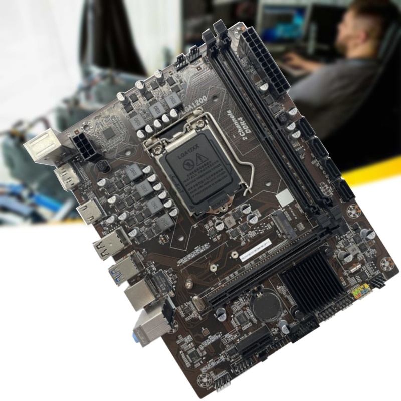 Zzz H510 Motherboard Komputer Desktop 2ddr4 Memory LGA1700 CPUI5 2133/2400/2666MHz RTL8111G/H 1000MB Lan