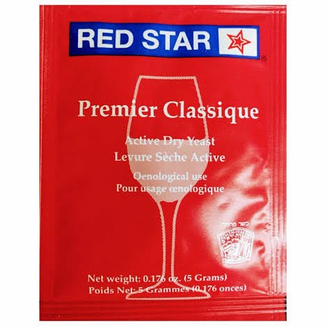 

Ragg Wine Yeast Red Star Premier Classique Repack 5Gr
