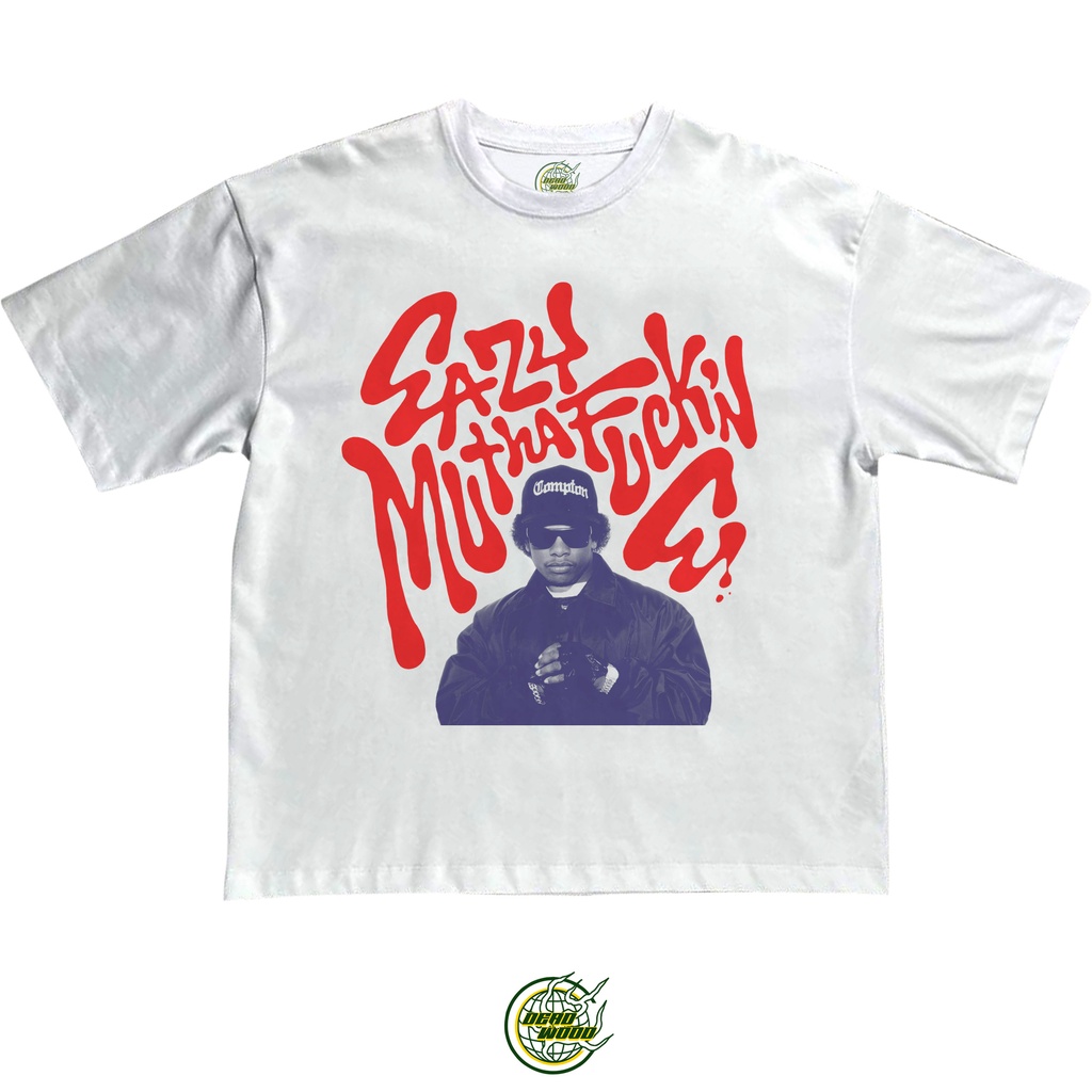 Ready Stock - OVERSIZED T-SHIRT VINTAGE RAPPER EAZY-E EAZY MUTHAFUCKN UNISEX