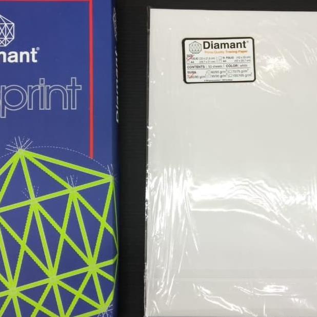 

Kertas Kalkir F4 Tracing Paper Diamant 80 Gram Isi 50 Lembar