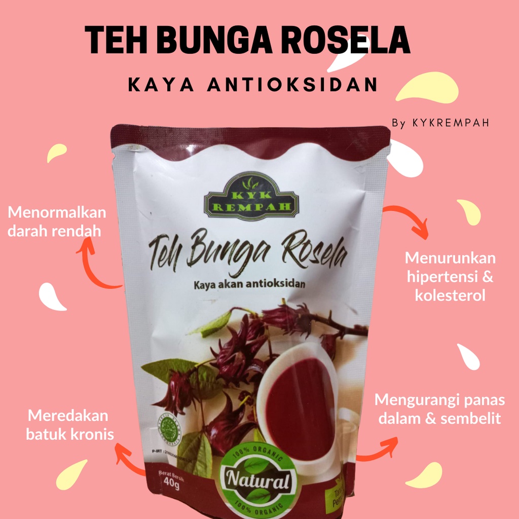 

TEH ROSELA MERAH [pouch]