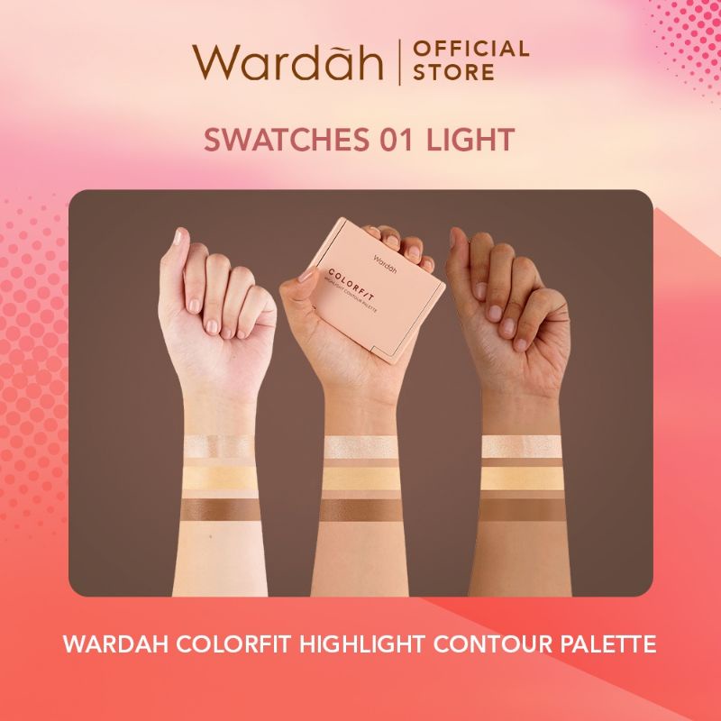 Wardah Colorfit Highlight Contour Palette