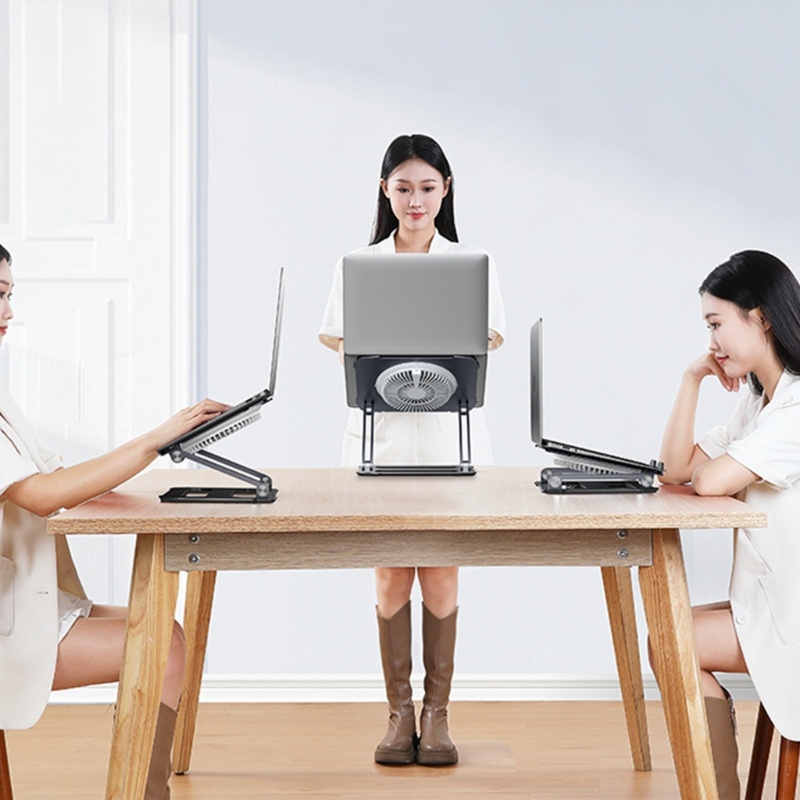 Zzz Stand Laptop Adjustable Portable Aluminium Notebook Komputer Braket Pembuangan Panas Untuk Laptop Thinkplus Tablet