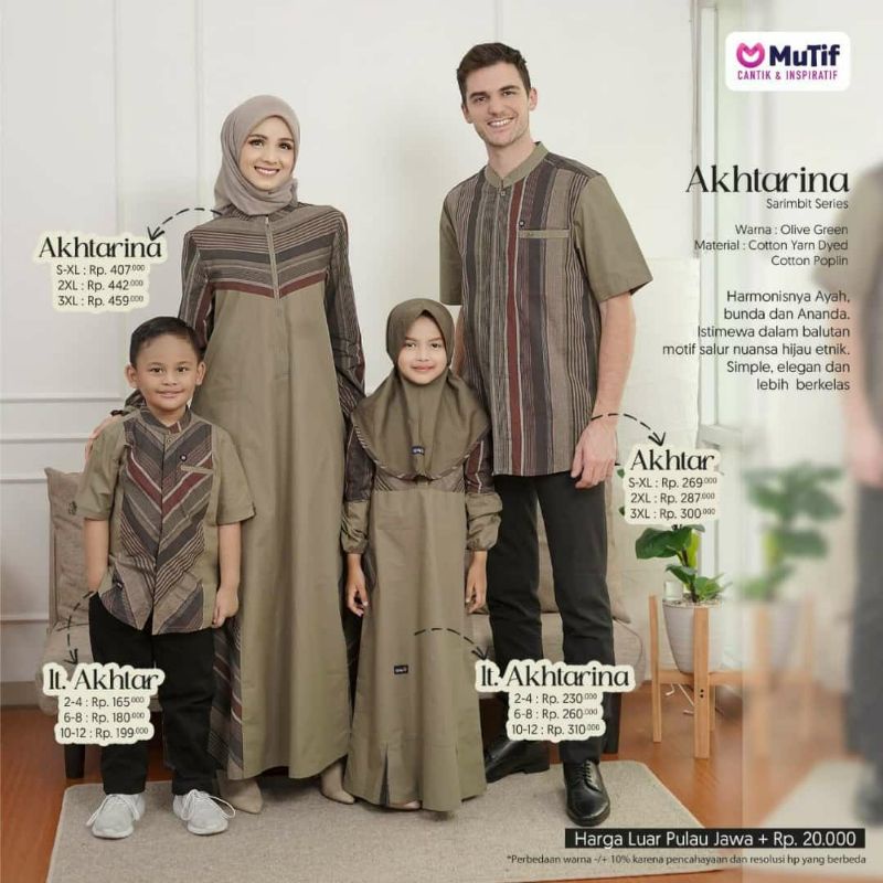 BAJU SARIMBIT MUTIF AKHTARINA SARIMBIT KELUARGA INDONESIA