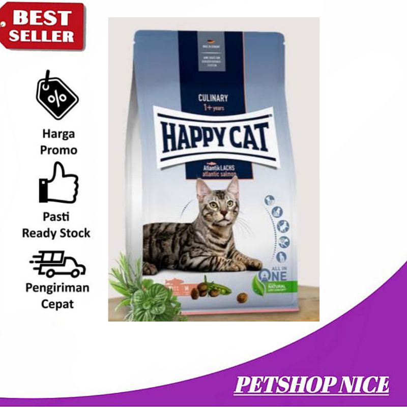 Happy Cat Adult Salmon 1,4kg | Happy Cat Supreme ATLANTIC-LACHS 1,4kg | kucing