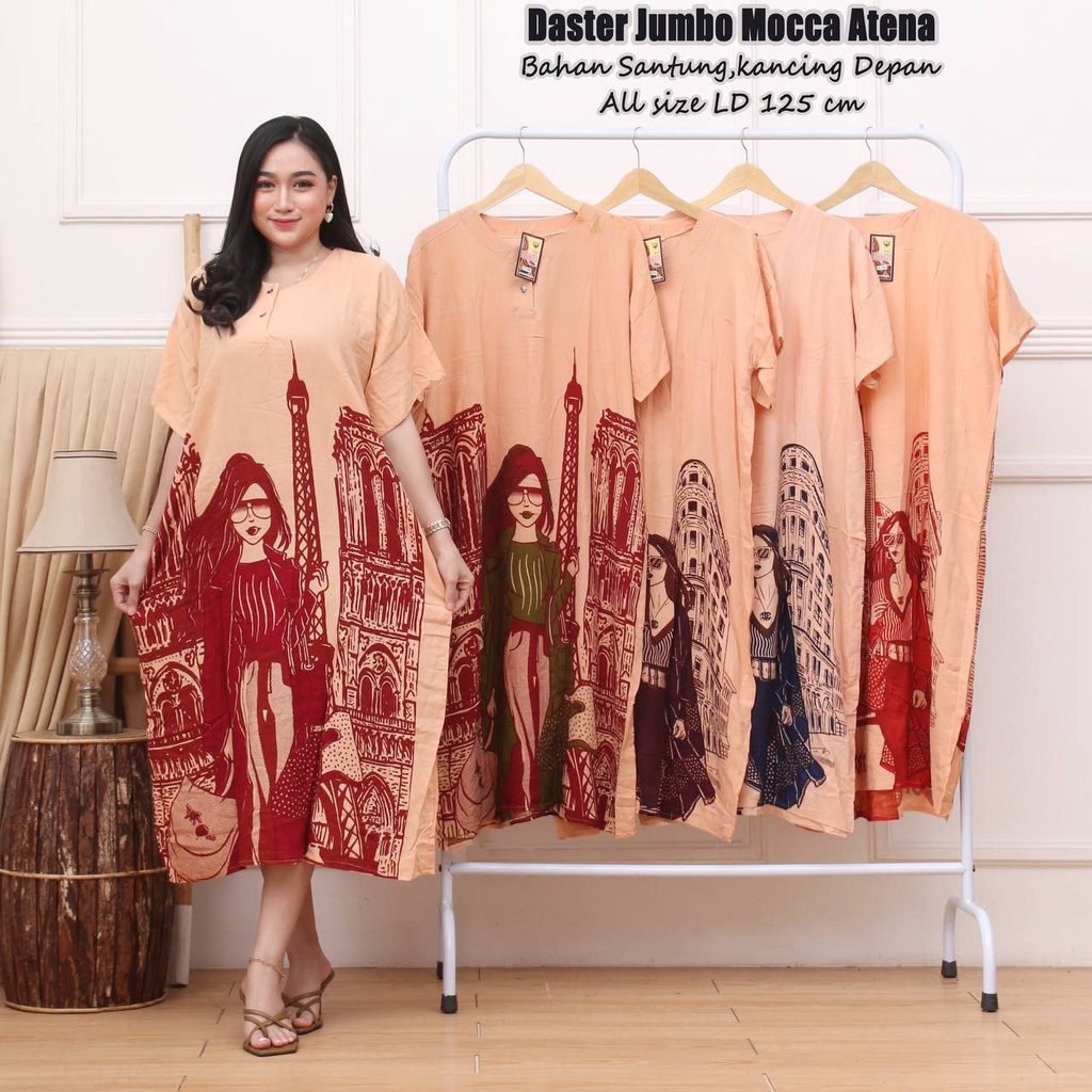 Daster Jumbo Busui Rayon Sofia Dress Karakter ( BISA PILIH MOTIF TERBARU ) LD 120 PB 115 - Homedress Jumbo Kekinian SABLON BATIK PEKALONGAN - dres terviral model terbaru 2023 harga murah grosir daster pusat adem populer baju tidur wanita dewasa remaja