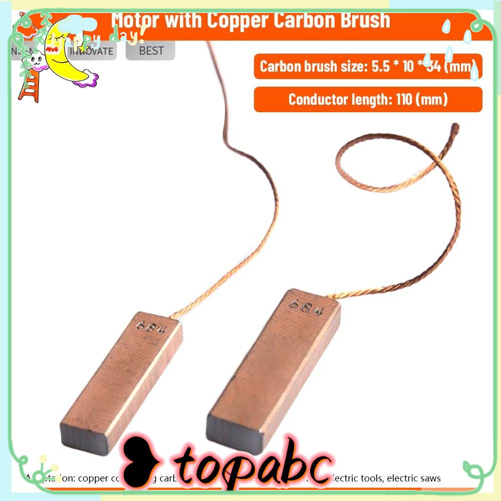Top 2pcs Bor Mini Bor Penjualan Panas 5.5*10*34mm Rotary Tool Generik Carbon Brushes
