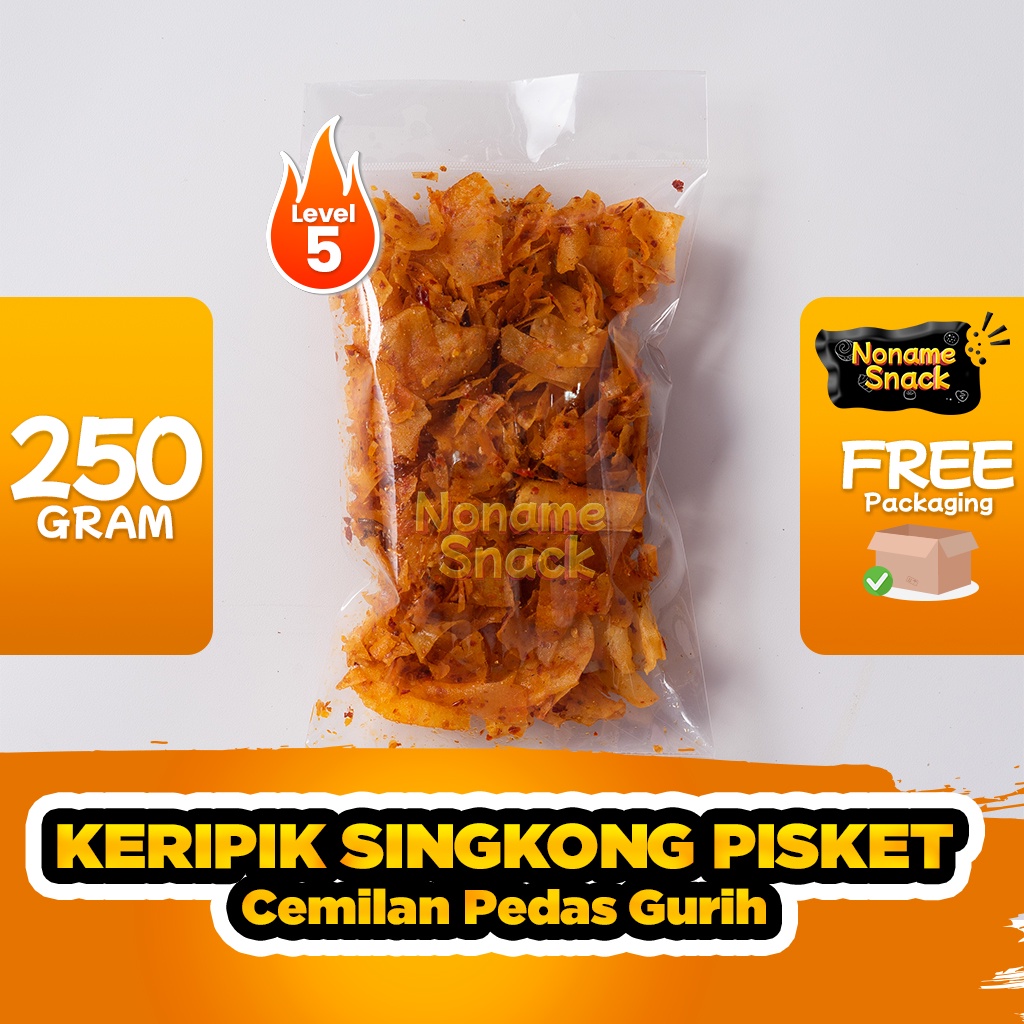 NoName Snack - Keripik Singkong Pikset Super Pedas Level 5 Grosir