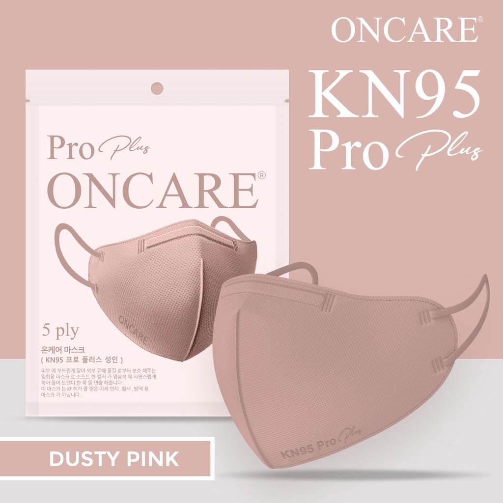 Masker Kn95 Pro Plus OnCare Warna Warni 5Ply Isi 10 pcs