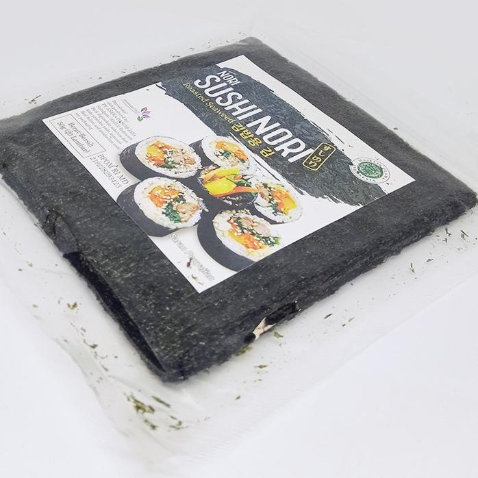 

Terbaru 12.12 SUSHI NORI JAVA SUPER FOOD 20 SHEETS ROASTED SEAWEED RUMPUT LAUT buruan