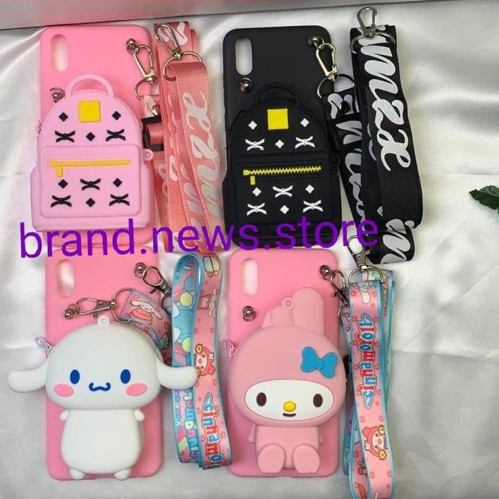 NEW  1.1 INFINIX HOT 8/ HOT 8 LITE/ NOTE 7/ HOT 12 PLAY/ HOT 11S / CASE BONEKA DOMPET KOIN/GANTUNGAN