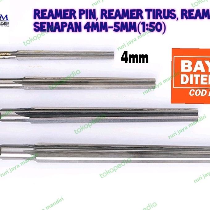 reamer tirus reamer taper 4mm ke 5mm reamer pin reamer senapan bedil