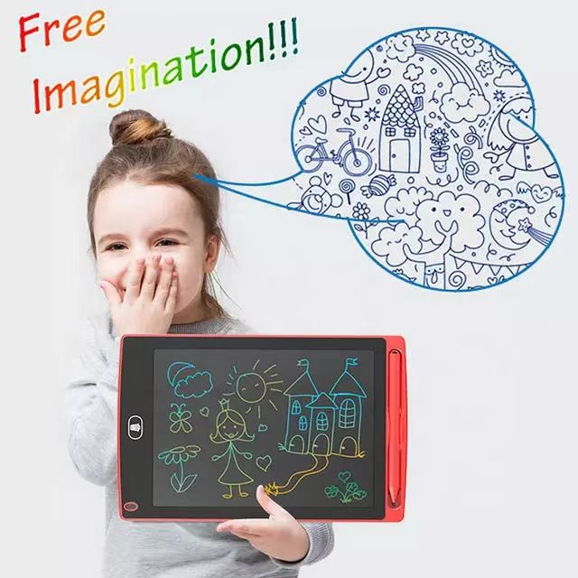 LCD WRITING TABLET COLOR BOARD 8,5 &quot;/ PAPAN TULIS ANAK WARNA