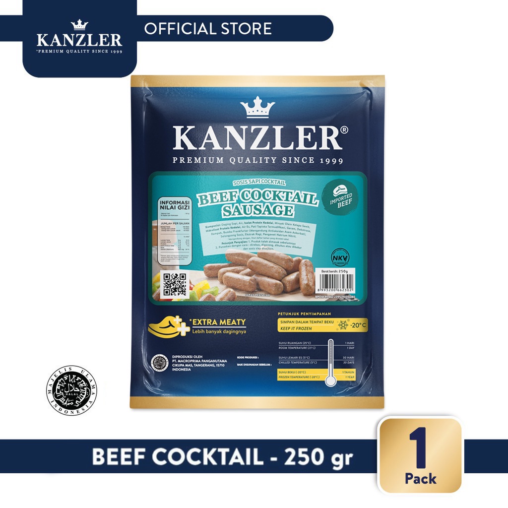 

Kanzler Beef Cocktail 250gr - 1 pack