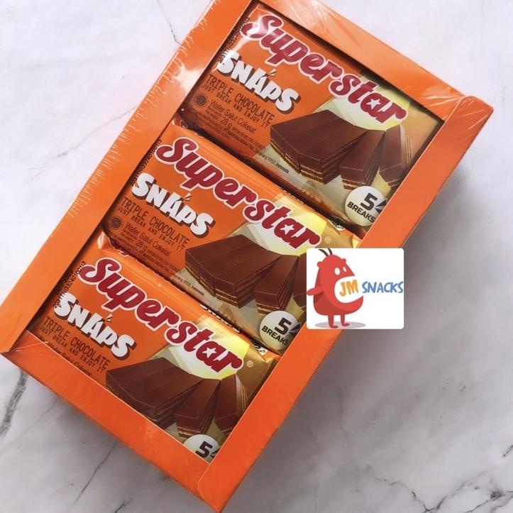 

✨STAR✨ [PROMO!!] Superstar Snap 1 PAK isi 12x28gr - wafer nikmat enak termurah