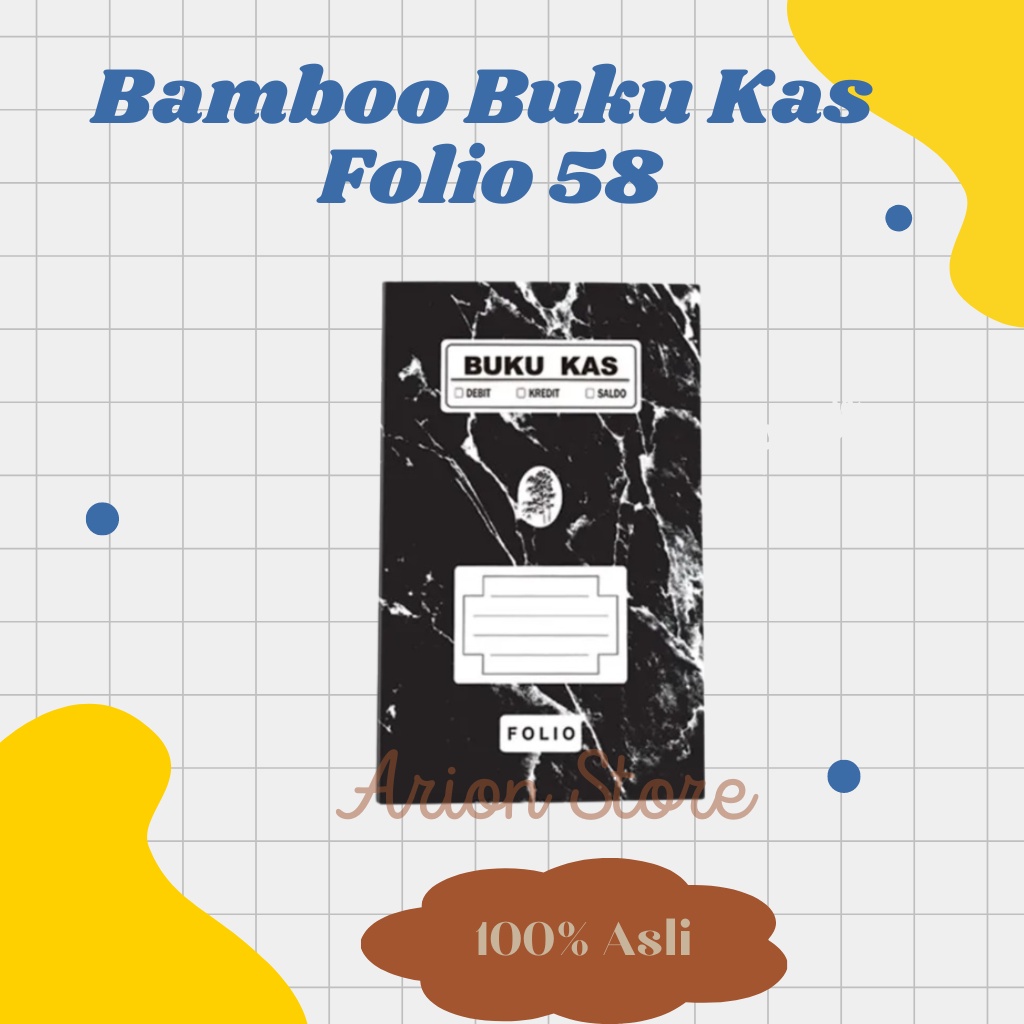 

[ARION STORE] Buku Kas Folio 58 Lembar / Buku Catatan Keuangan [PCS]