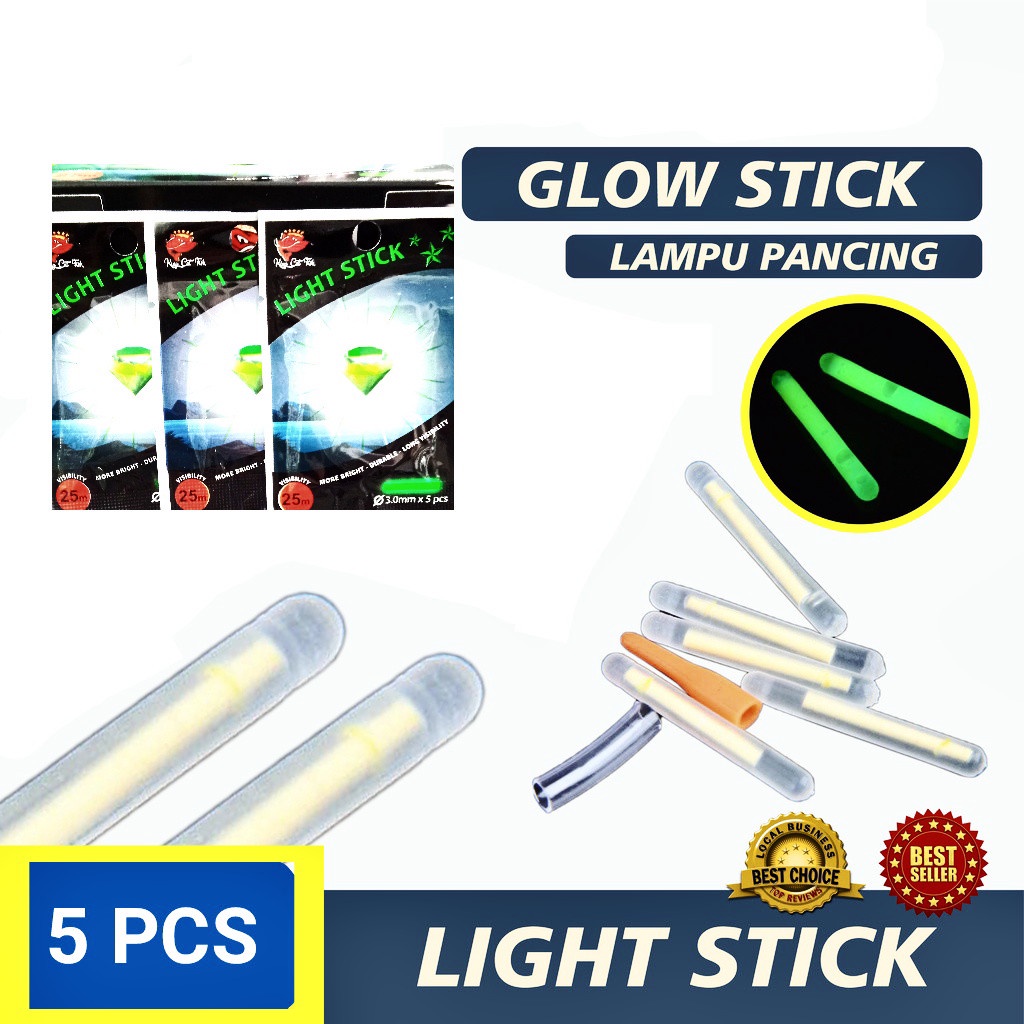 STARLIGHT PANCING KING CAT FISH ISI 5 POSPOR LIGHT STICK 3.0X25MM STARLIGHT TERLARIS FOSFOR PANCING LIGHTSTICK PANCING