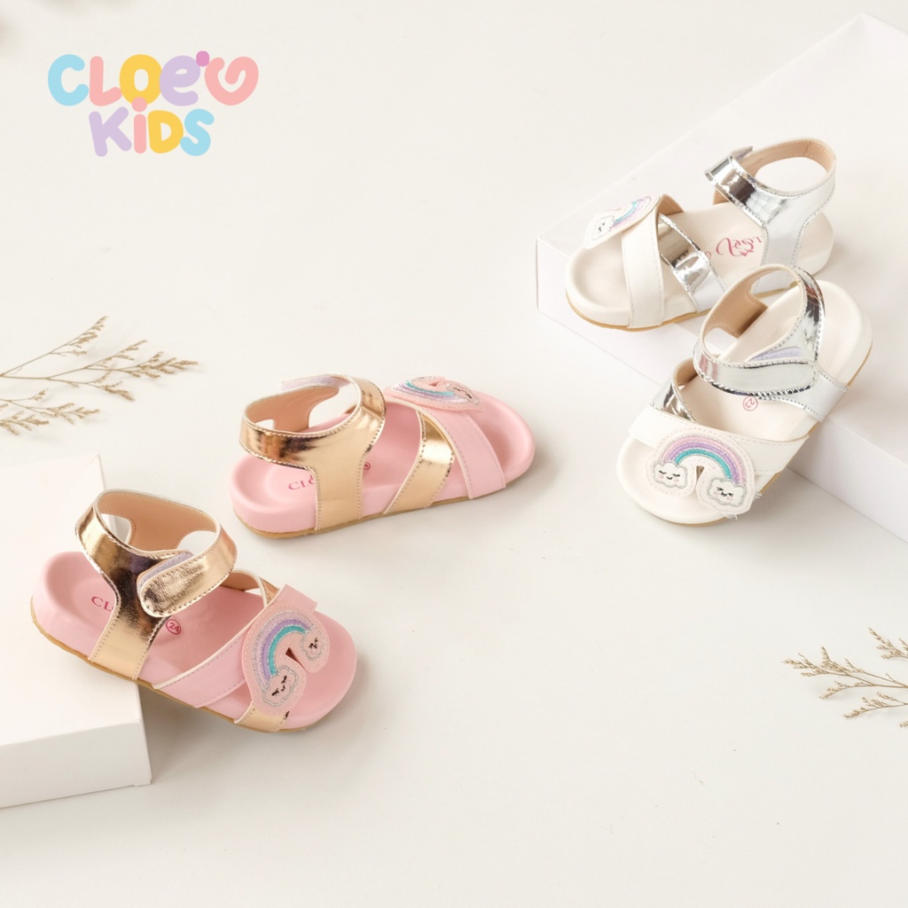 CLOEVKIDS - Lala Pelangi Size 22-35 Sepatu Sandal Anak Perempuan