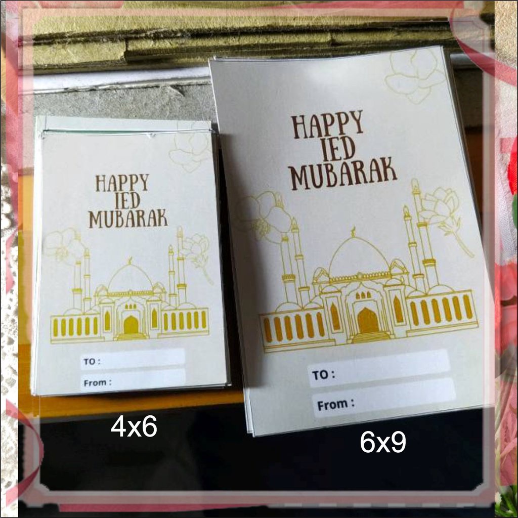 

Kartu Ucapan hang tag Lebaran Idul Fitri Hangtag Ramadhan Series ISKSTORE
