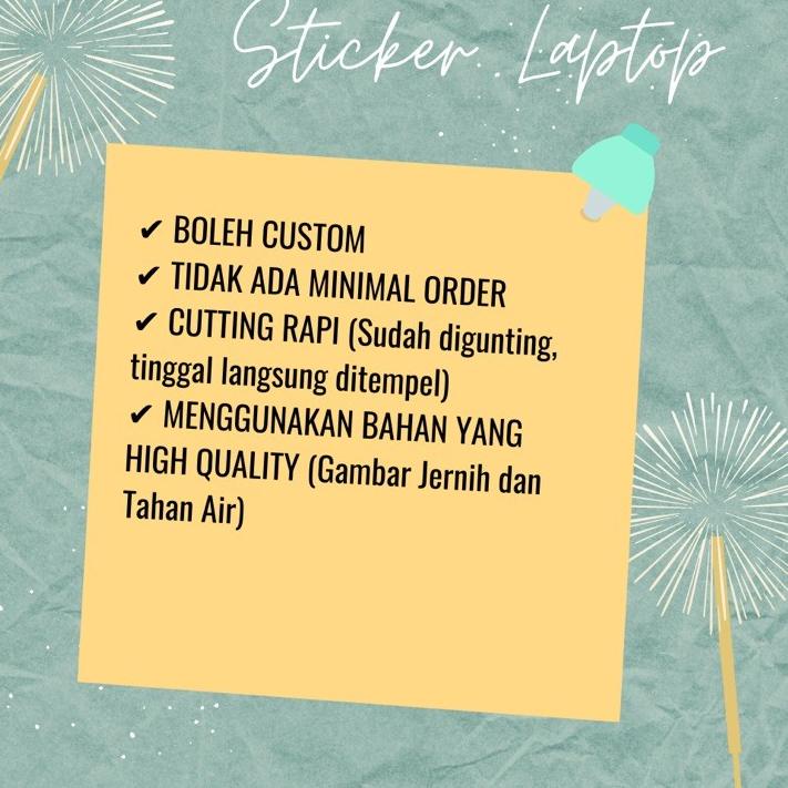 

⇾ (PART 2) STICKER LAPTOP CUSTOM AESTHETIC CUTTING TUMBLR STIKER TERMURAH ㅯ