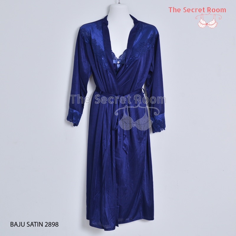 TALLY BAJU TIDUR KIMONO / LINGERIE SET 2898 I FREE SIZE I BAHAN SATIN PREMIUM