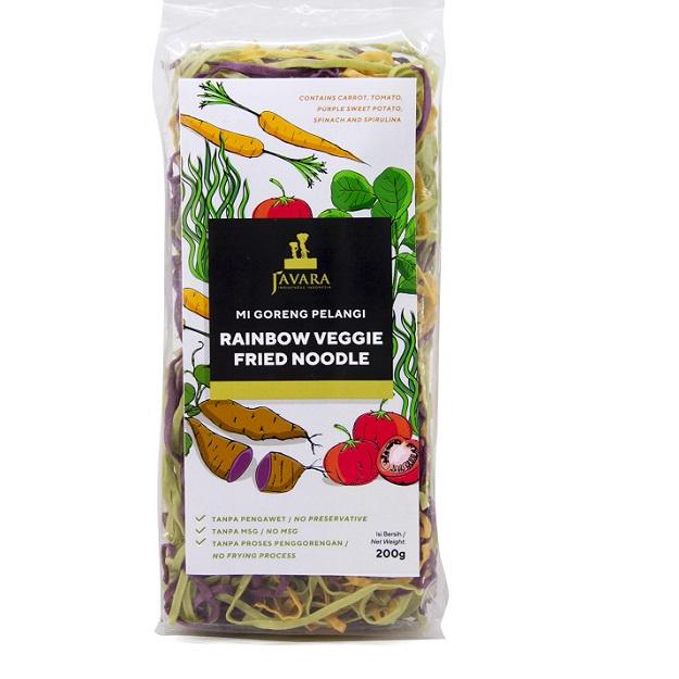 

✔✔ Javara Rainbow Veggie Noodle - Mi Instan Sehat 200g (Tanpa Bumbu)