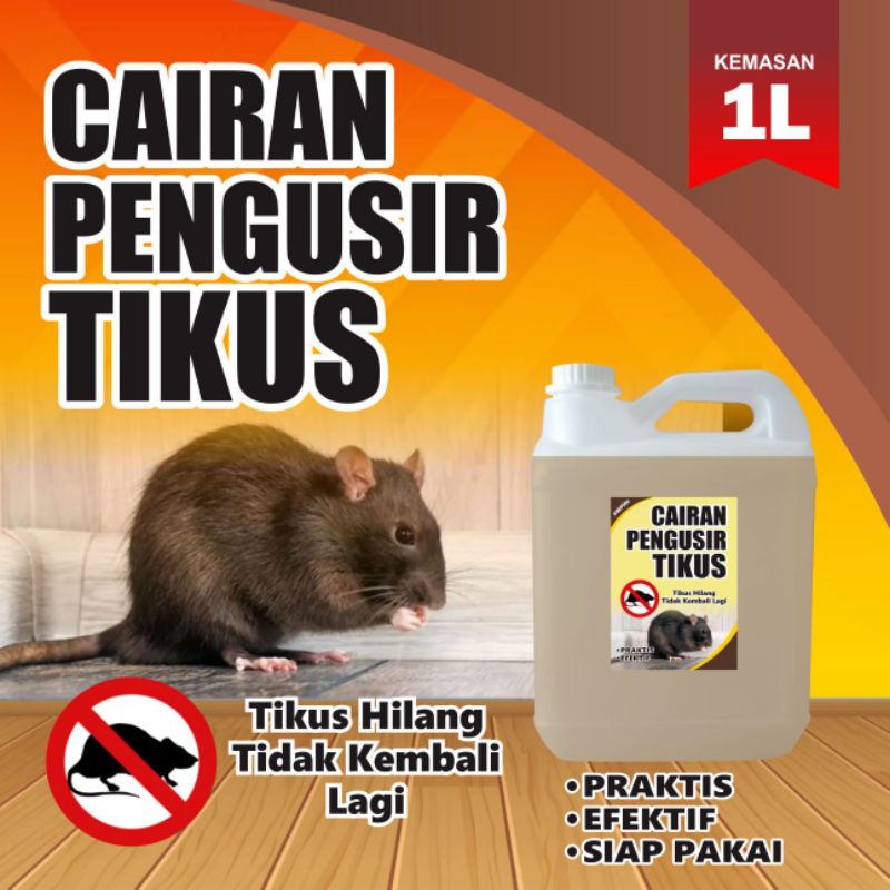 Cairan pengusir TIKUS ampuh kemasan jurigen 1 liter