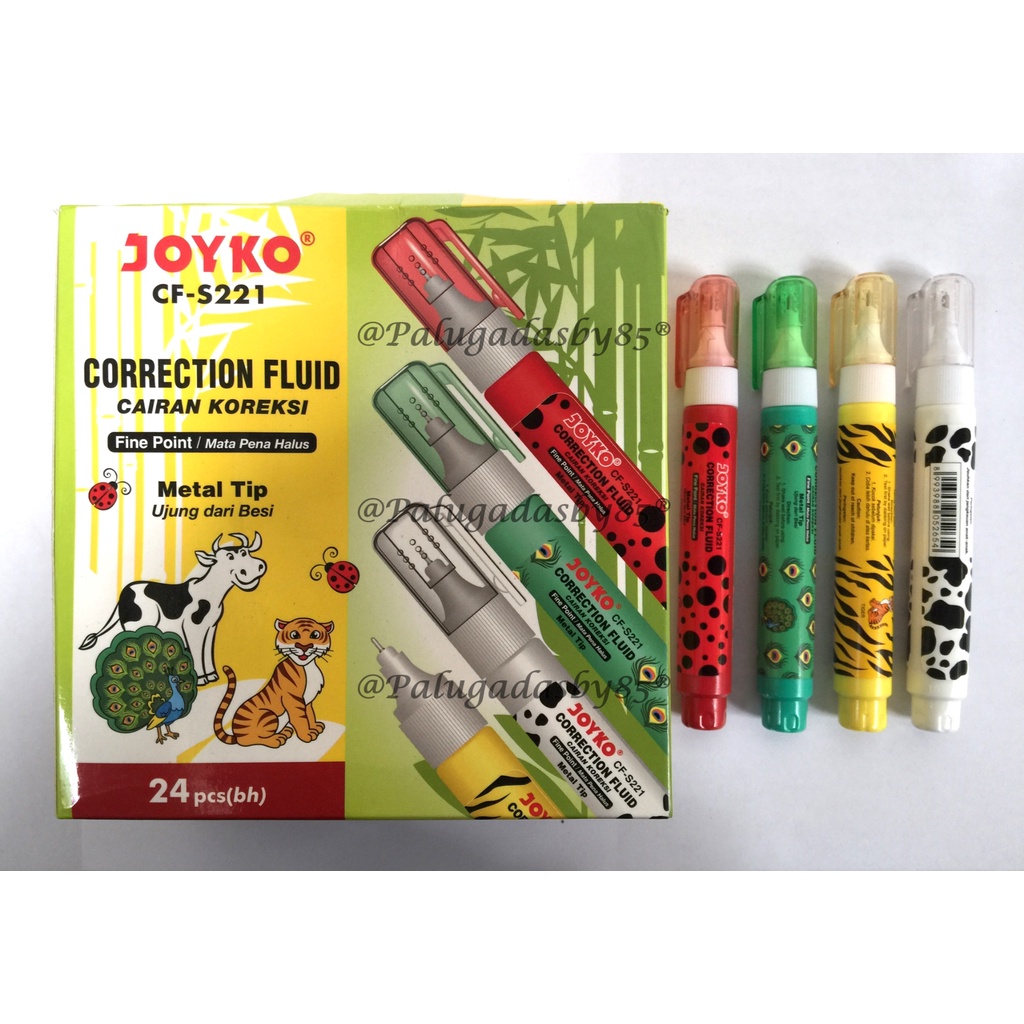 

(1 Biji) Correction Fluid JOYKO CF-S221 / Correction Fluid Cairan Koreksi Penghapus Cair Joyko CF-S221 / Tipe X Joyko CF-S221 / Joyko CF S221 / Joyko CFS221