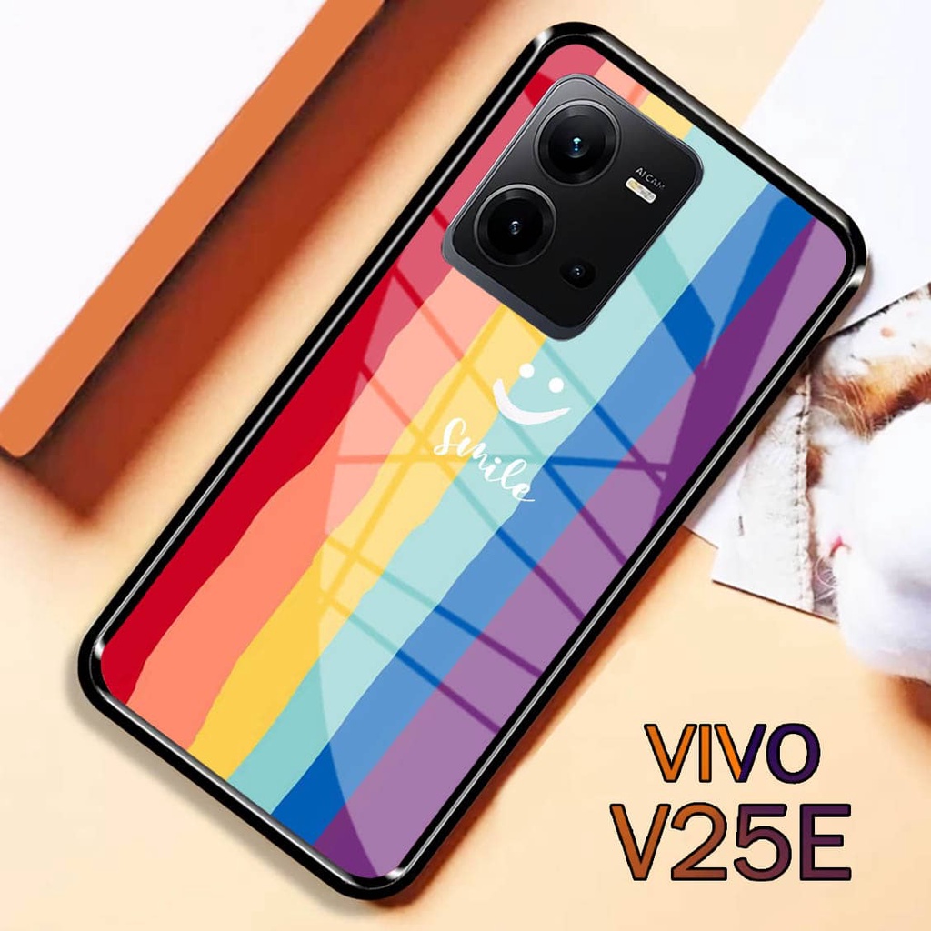 Softcase Kaca For VIVO V25E - Case Handphone VIVO V25E [T24].