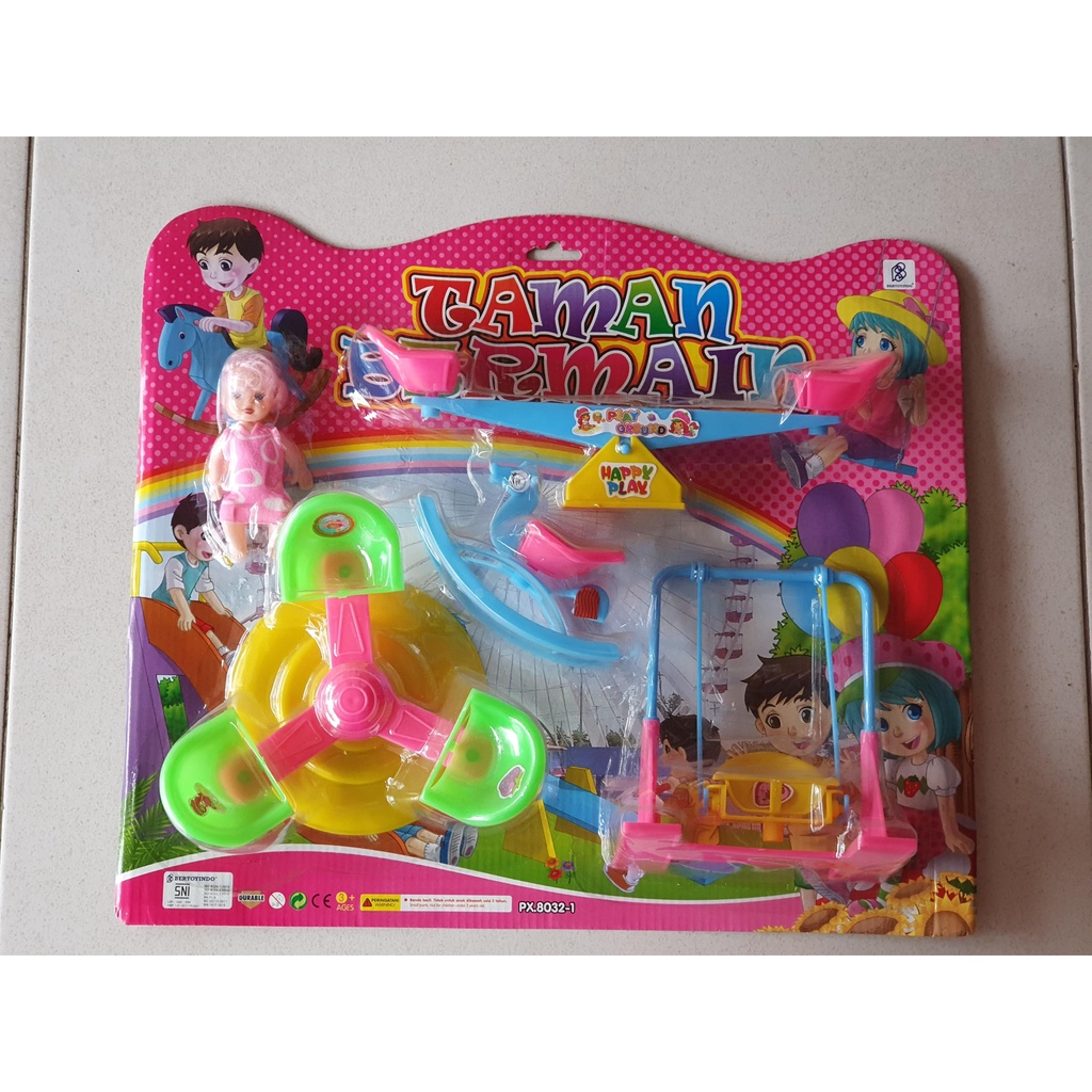 MAINAN TAMAN BERMAIN SNI / MAINAN EDUKASI ANAK PEREMPUAN LAKI TAMAN BERMAIN / KOLEKSI MAINAN ANAK TE