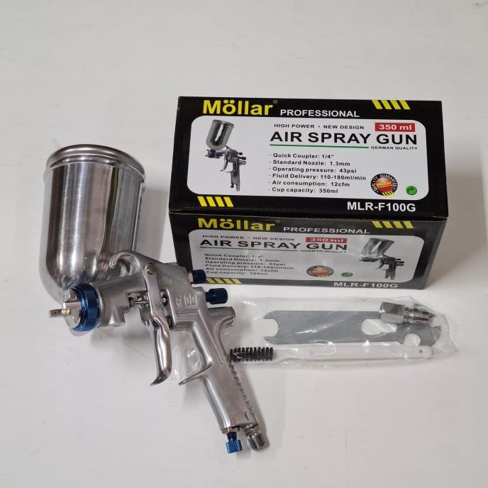 SPRAY GUN F100 Tabung Atas 350mm Merk MOLLAR