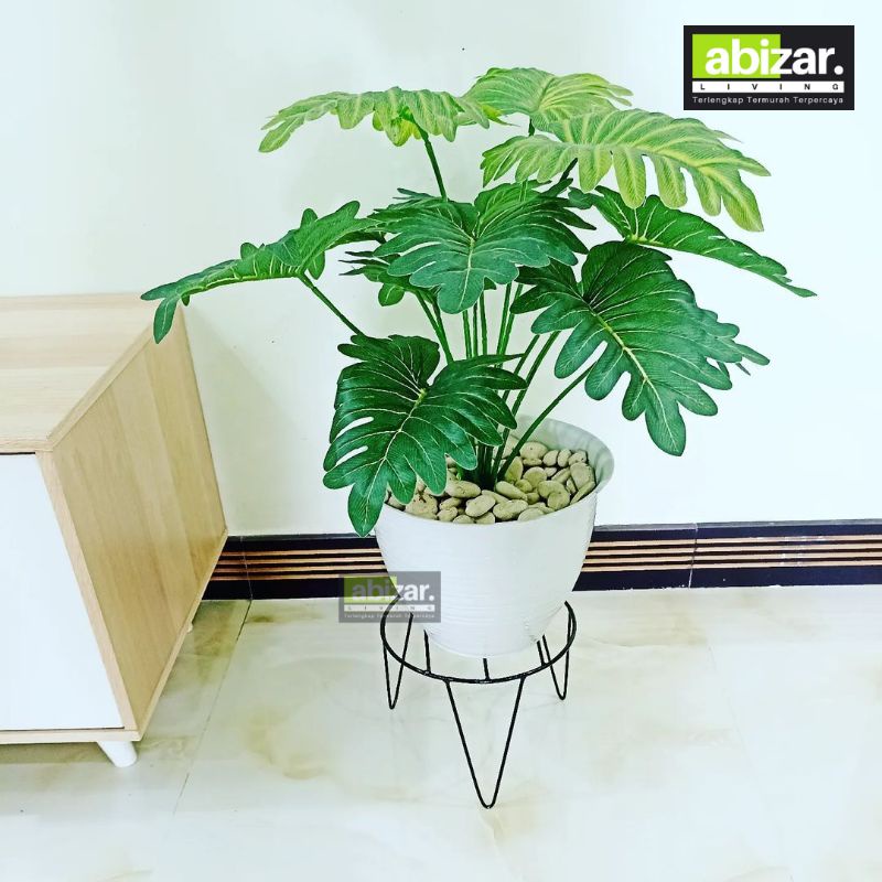 Standing Pot Bunga Besi Modern Rak Bunga Besi Dudukan Pot Bunga Rak Bungan Minimalis Tatakan Pot Bun