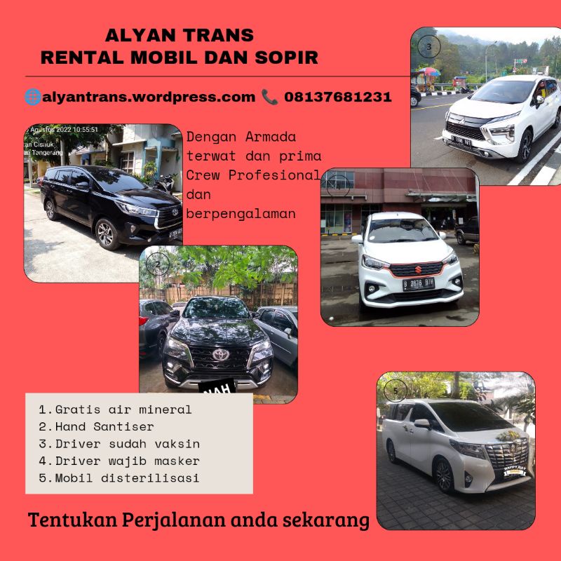 Sewa Rental Mobil Terdekat Tigaraksa Tangerang sekitarnya| ALYAN TRANS