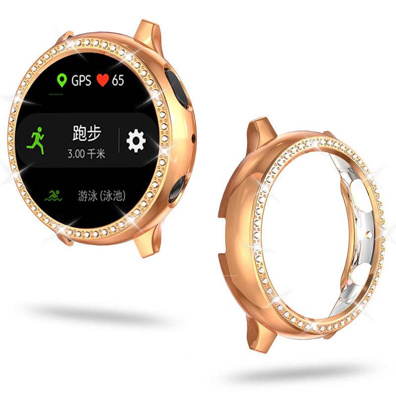 Casing Wanita Diamond PC Case Wanita Untuk Samsung Galaxy Active 40mm Cover Bumper Ringan Frame