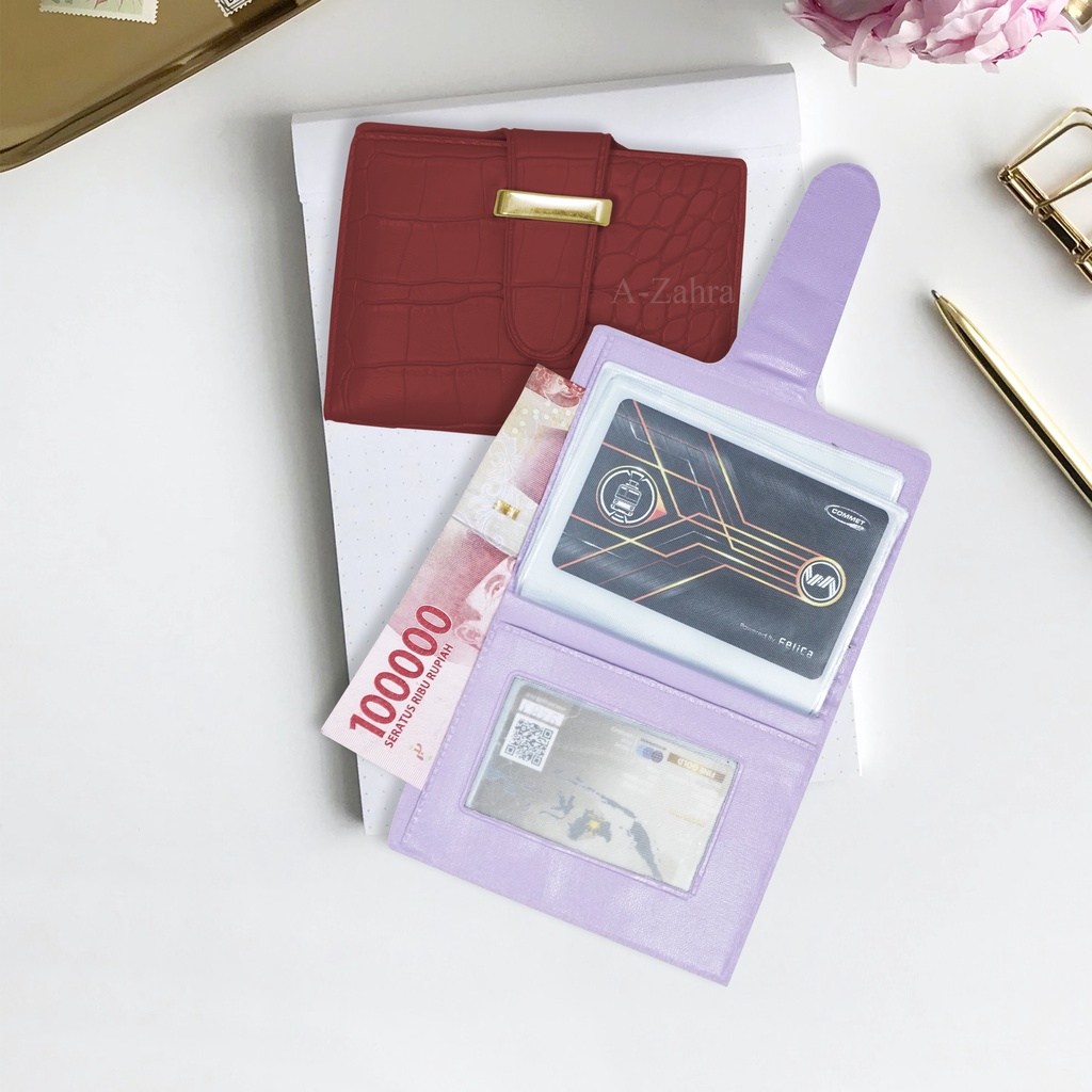 06 DOMPET GAWANG KARTU / DOMPET CROCO GAWANG TIMBUL/ DOMPET KARTU MINI