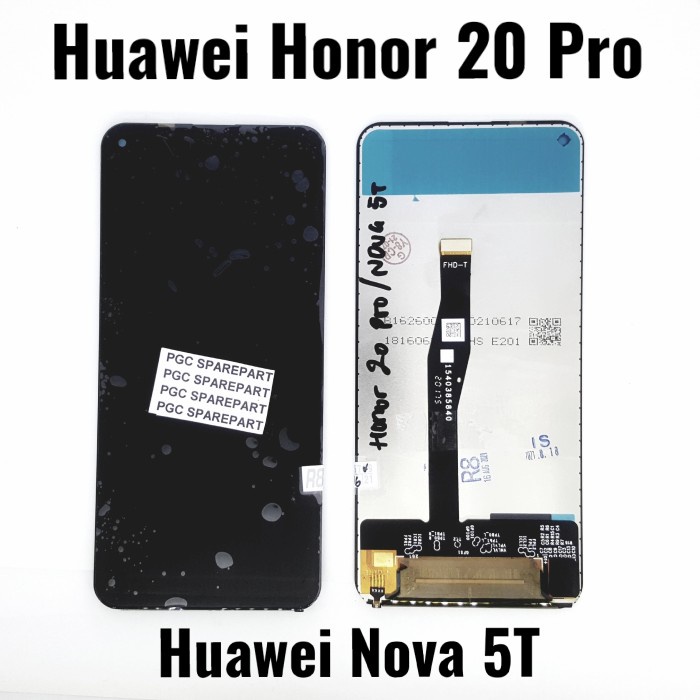 Original Oem Lcd Touchscreen Fullset Huawei Honor 20 Pro - Nova 5T #Original