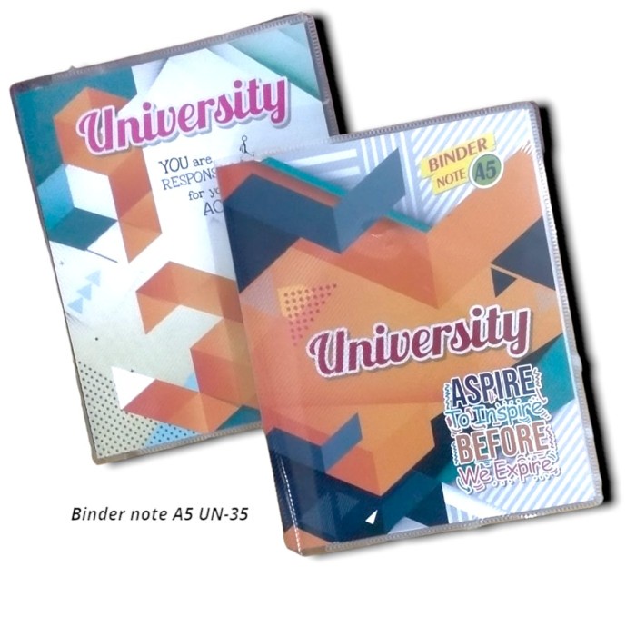 

MAP BINDER NOTE A5 CAMPUSS NOTEBOOK 20 RING BESI COVER SELIP