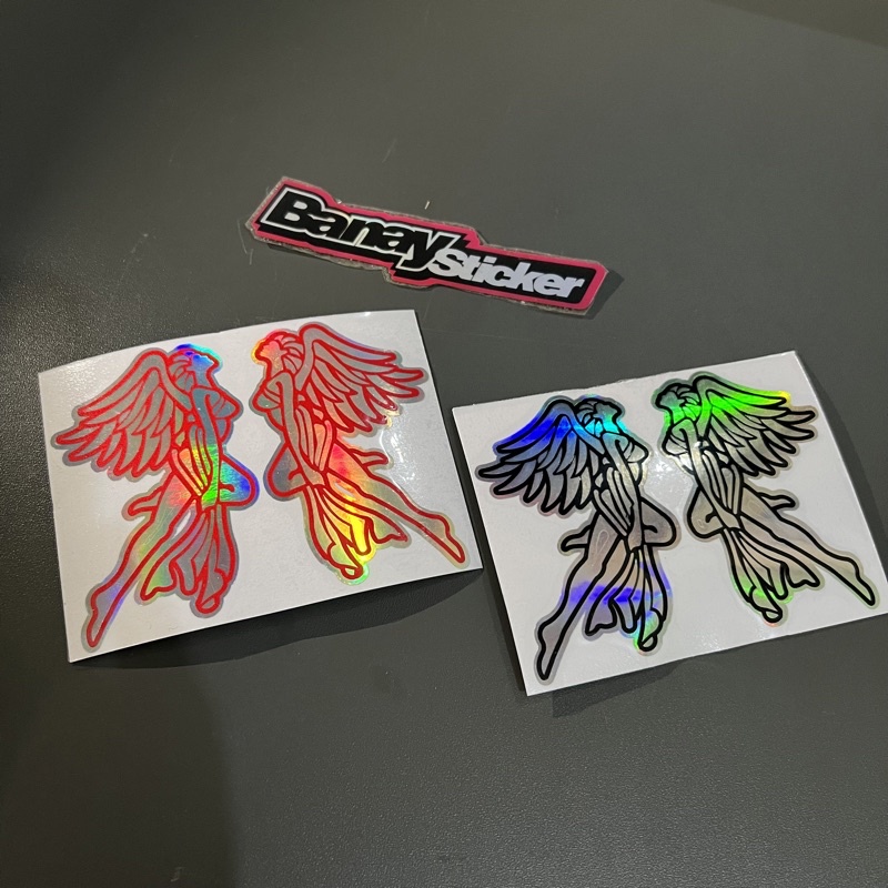 STICKER Stiker PERI WANITA BERSAYAP Cutting