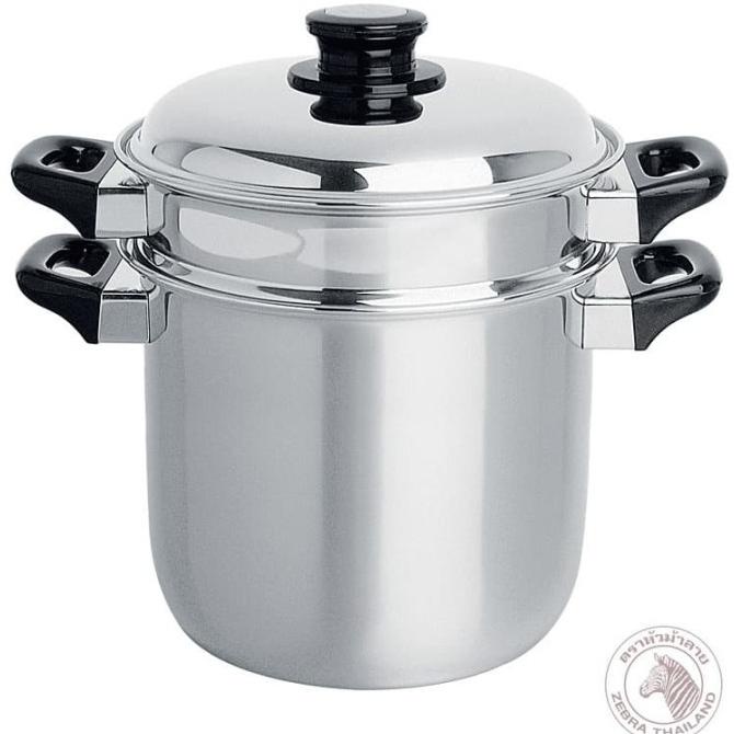 Zebra Double Boiler 20 Cm (173220) / Panci Stainless Steel silahkan di pesan