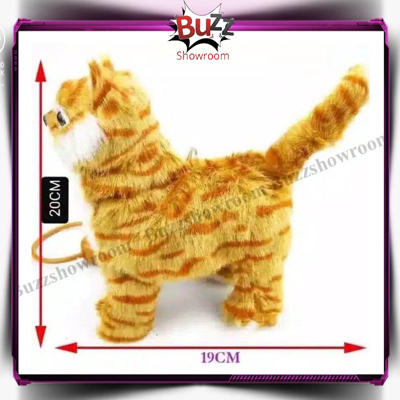 Mainan Anak Boneka Kucing Berjalan Bergerak Kucing Gerak Jalan Music ELECTRIC DANCING CAT Walking