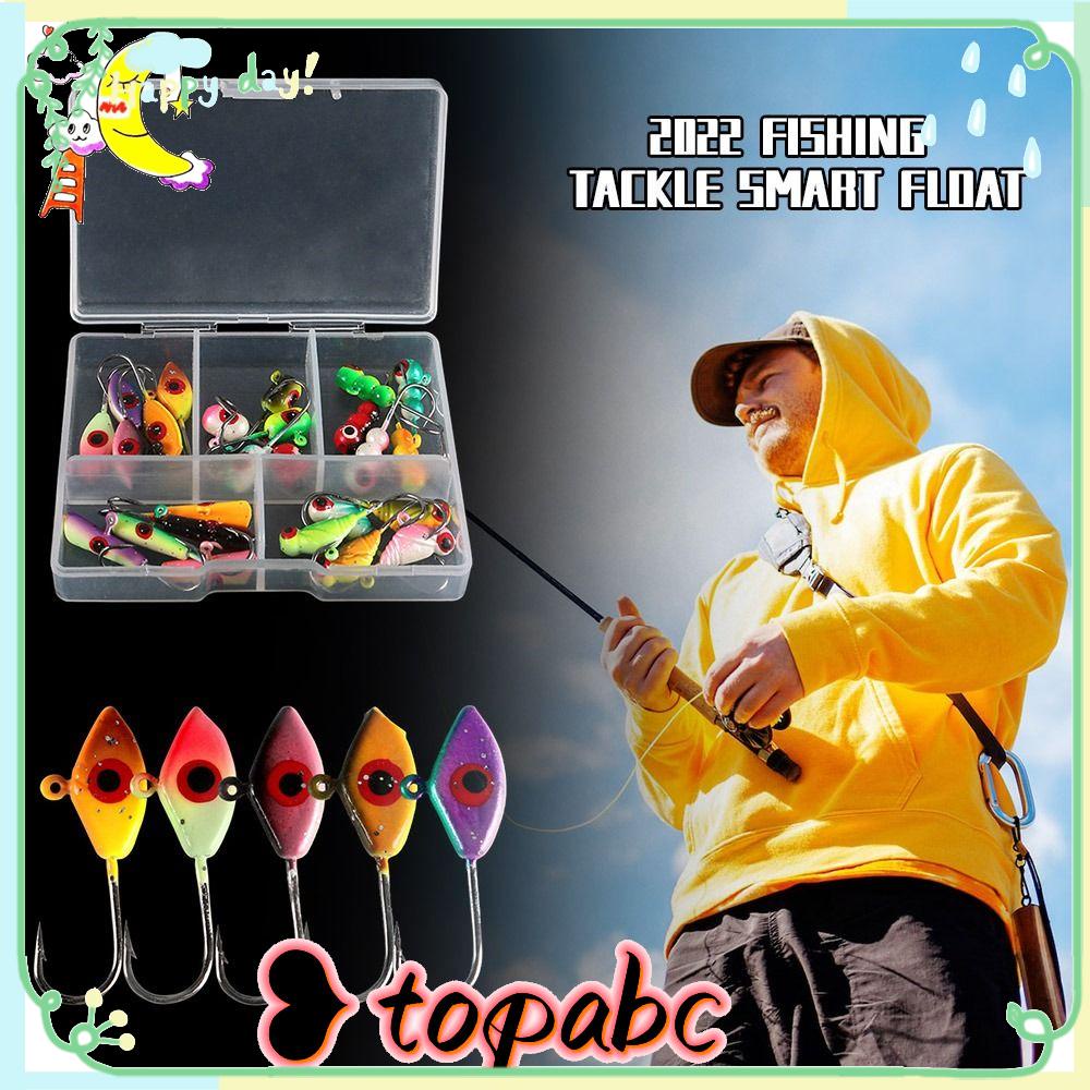 Top 25pcs/Box Musim Dingin Es Memancing Umpan diamond Jigging Walleye Lead Hard Hook