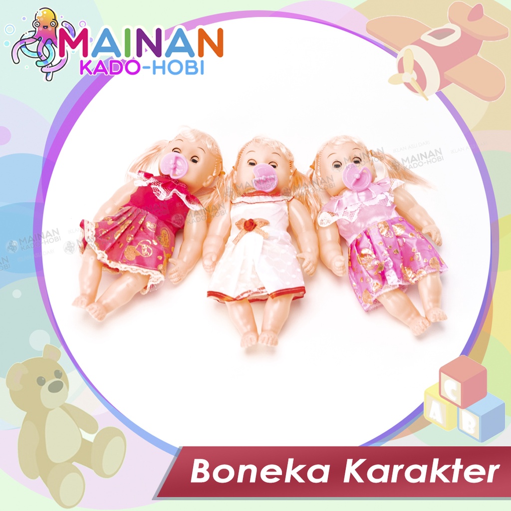 MAINAN ANAK BABY DOLLS BONEKA KARAKTER BAYI EMPENG