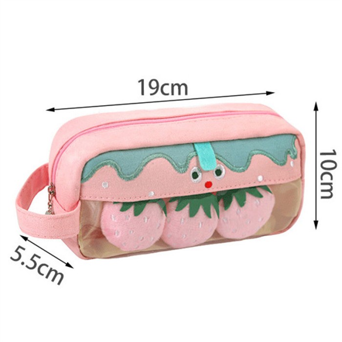 KOTAK TEMPAT COVER PENSIL PEN BONEKA PLUSHIE/PENCIL CASE PLUSHIE DOLL