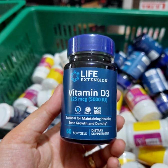 Vitamin D3 125Mcg (5000Iu) 60 Tablet 100%Original