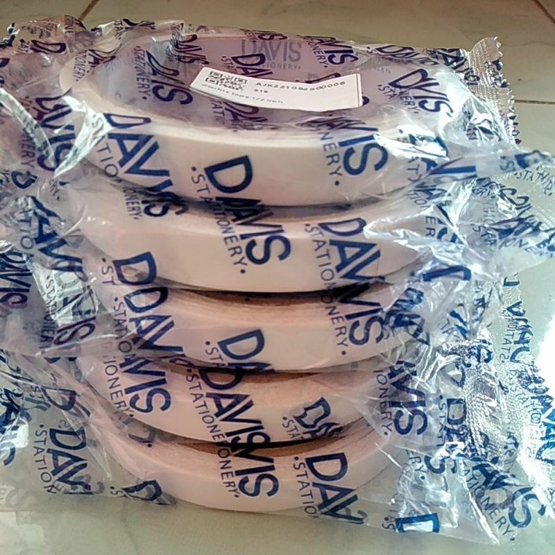 

Double Tape Isolasi Merk Davis Perekat Bahan Packing Murah