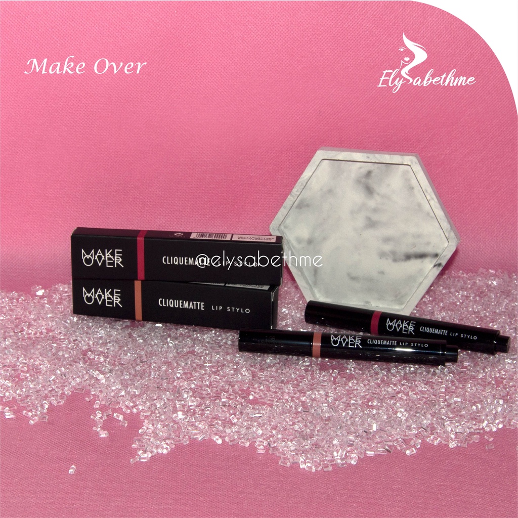 ✿ELYSABETHME✿ 𝓶𝓪𝓴𝓮𝓸𝓿𝓮𝓻 Make Over Clique Matte Lipstylo lipstik matic lipcream mattee