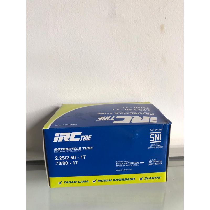 BAN DALAM IRC UKURAN 225/250 RING 17