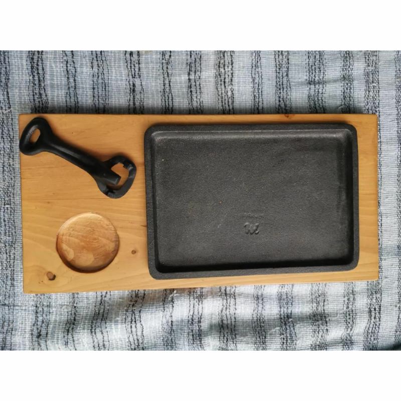 CUCI GUDANG Hotplate/ Teppanyaki Hotplate/ Hotplate Persegi serbaguna/ Cast Iron Hotplate Premium de