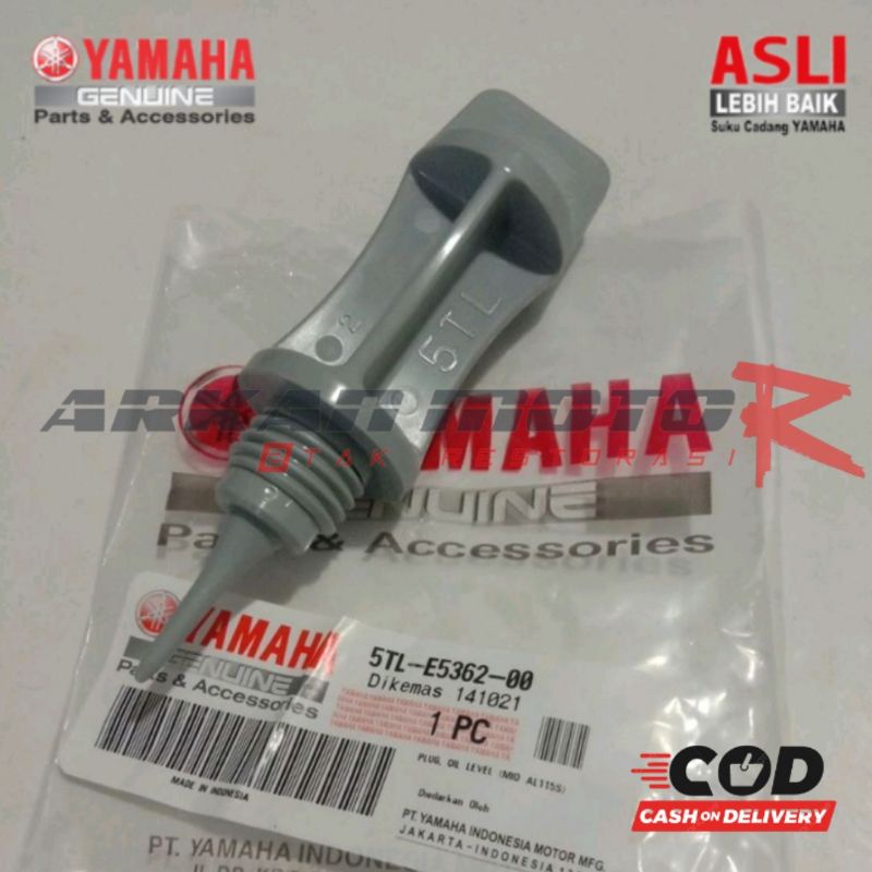 TUTUP OLI MESIN ATAS MIO SPORTY SMILE SOUL FINO 5TL ORIGINAL ORI YAMAHA